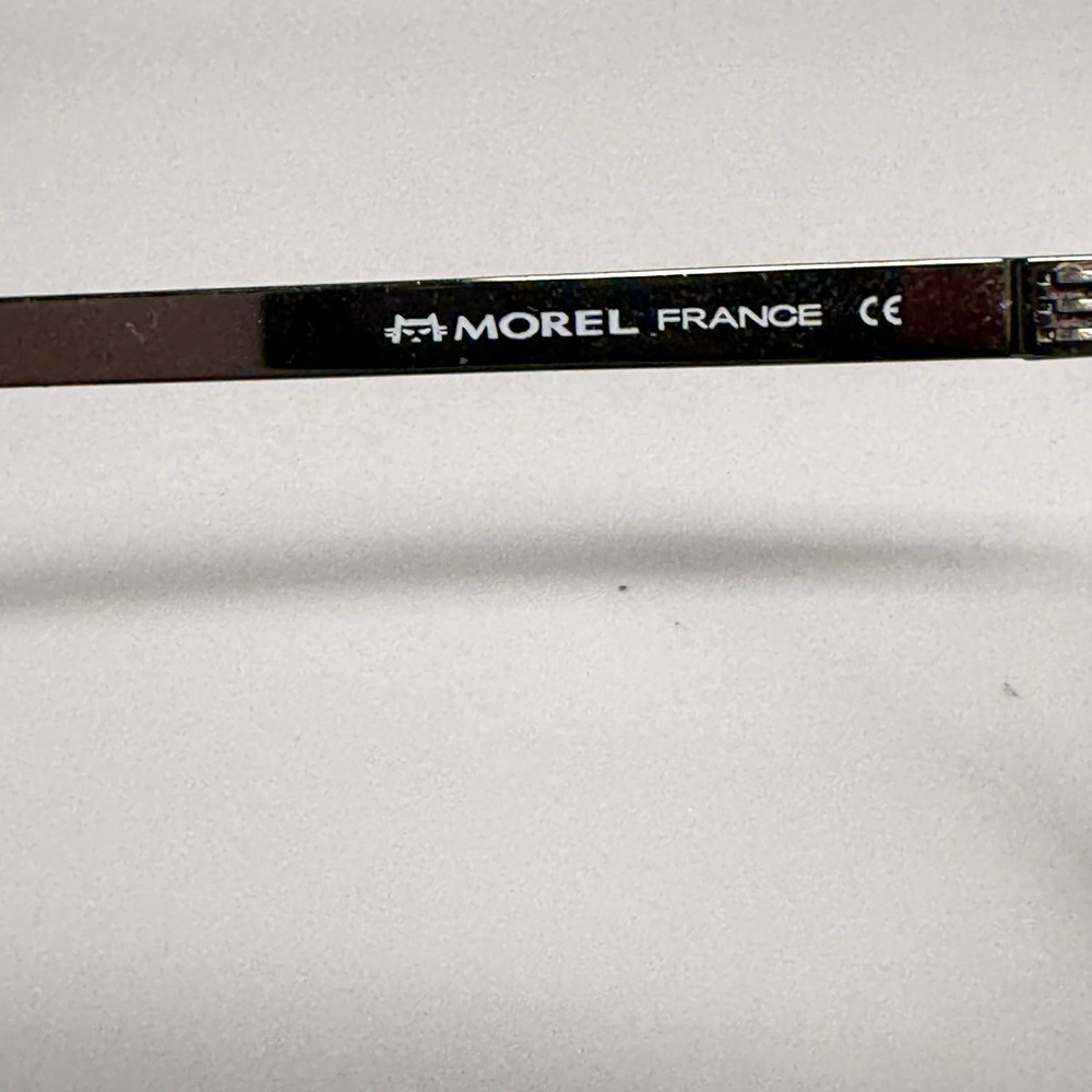 Morel France 30065L Rectangular Metal Eyeglass Frames Brown 57-18-145 MG 11 - Picture 5 of 8